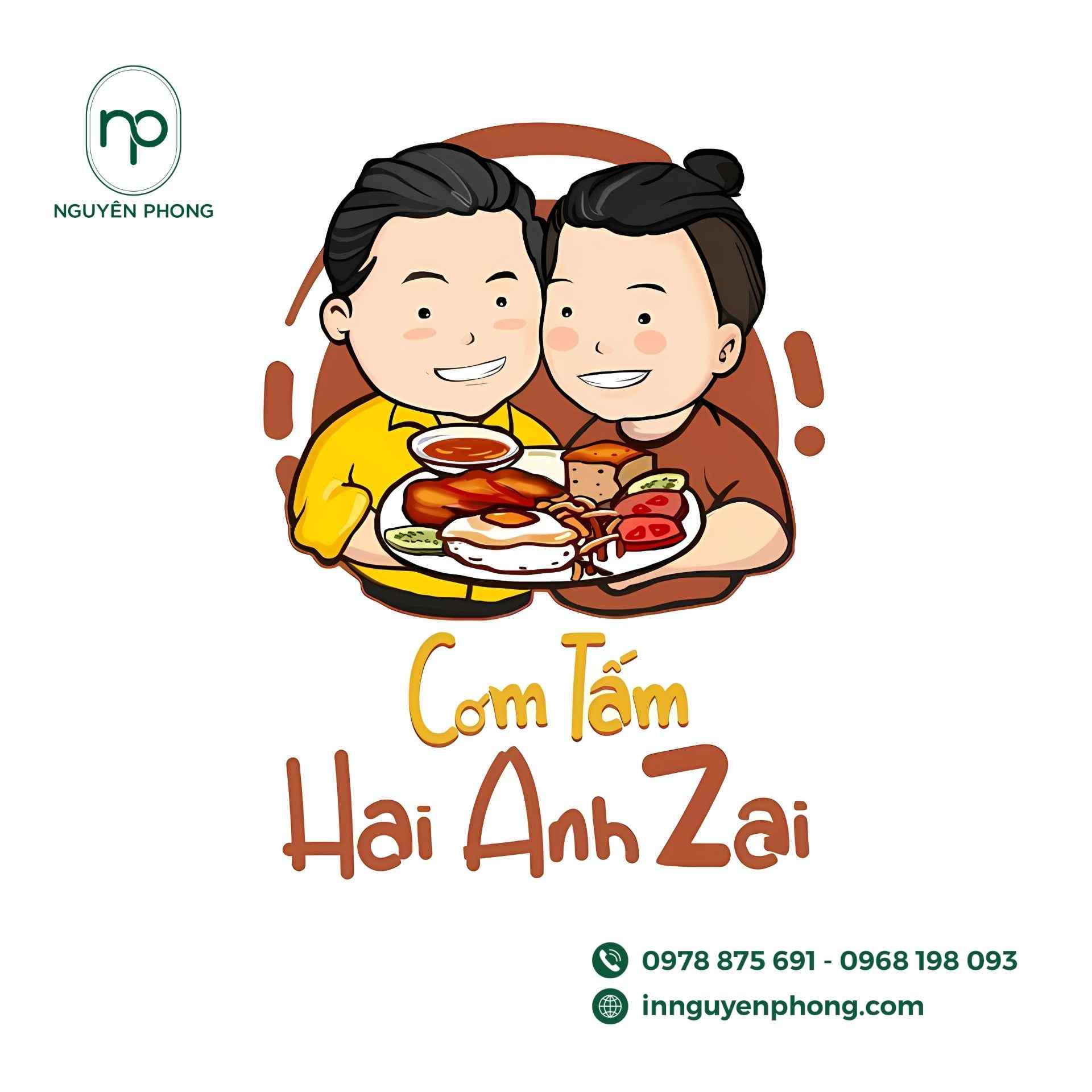 Mẫu logo cơm tấm
